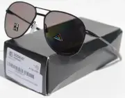 OAKLEY Contrail POLARIZED Sunglasses Satin Black/Prizm Grey NEW OO4147-0857
