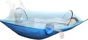 Outdoor Hammock - Camping Hammock with Net, Automatic Opening Net Hammock Swing Hammock Portable Travel Hammock up to 200 kg, Travel Hammock