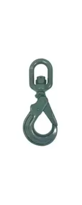 Cartec 9/32"-5/16" Clevis Swivel Self-Locking Hook - Grade 100
