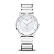 Bering Time - Solar - Womens Polished Silver-tone Watch - 19535-754
