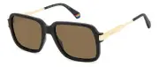 Polaroid PLD 6220/S/X MATTE BLACK/BROWN 56/18/140 men Sunglasses