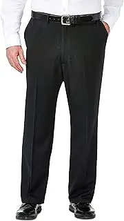 [Haggar] Men's Big-Tall Performance Heather Pinstripe Suit Separate Pant