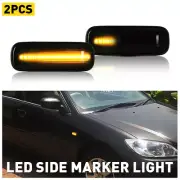 2x FOR 1996-2000 HONDA CIVIC SMOKED SIDE MARKER LAMP TURN SIGNAL LIGHT Dynamic C (for: Honda)