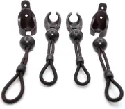 Universal Bungee Kit for Sun Shades Blackout Roller up Blinds Brown, Bungee Kit