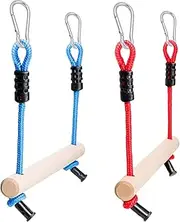 Lily's Things Monkey Bars for Kids(2 Pack) | Ninja Slackline Accessories for Slackline Obstacle Course | Monkey Bars for Backyard | Attachments to Most Any Home Playground Equipment Sets