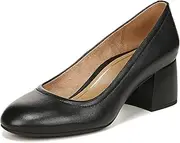 [Vionic] Women's Monterey Carmel Cushion Heels- Supportive Comfort Shoes That Include a Concealed Orthotic Insole for with Arch Support for Heel Pain Relief and Reduce Pressure, MED and Wide Widths