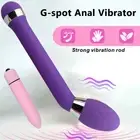 Vibrating G-Spot Smooth Touch Massager Wand Anal Vibrator Stimulator Sex Toy AU