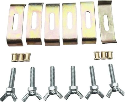 6 Pack Kit -Sink Clips - Undermount Sink Brackets Sink Clips - Kitchen Sink C...
