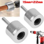 2Pcs Copper Pipe Cleaner for Drill 15+22mm SET Metal Drill Tube Cleaning Brush