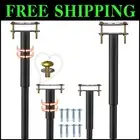 4PC Adjustable Bed Frame Support Legs - Universal Stabilizer 10-17.5" Height