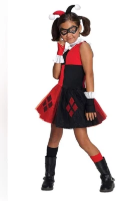 Rubies New Super Villains Harley Quinn Child Costume XS 2T