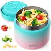 12oz Kids Insulated-Food-Jars for Hot-Food, Wide Mouth Soup Thermo Food Jar I...