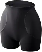 [OFFSUM] Women's Fake Butt Lifter - Large Size Solid Color Invisible Fake Ass Hip Enhancer Sponge Padded Underwear Low Waist Soft High Elastic Shapewear