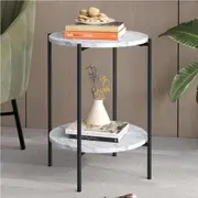 ALFORDSON Side Table Bedside Table Sofa End Nightstand Black