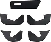 ATATNK Car Door Anti Kick Pad Compatible for Kia Sportage 2021-2025 Leather Protection Glove Box Film Stickers Carbon Black Trim Decor Accessories(4 PCS Door Pad Blac)