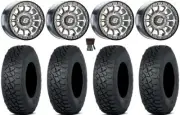Sedona Sano Bdlk 15x7 Wheels Ct 35" Tenacity XNR Tires RZR XP 1000 / PRO XP