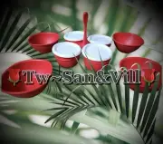Tupperware Essentials Condiment Server Caddy Set
