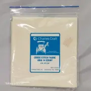 14 Count Ivory Aida Cloth Charles Craft 12”x18”