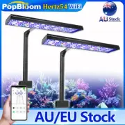 PopBloom Marine Aquarium LED Light with Arm Full Spectrum App Control For 120cm