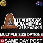 SASSY VEHALE RESUSCITATION Vinyl Car Sticker Decal Cheap Big Lez Show Aussie