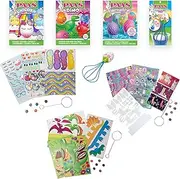 PAAS Easter Egg Decorating Kit, Includes Unicorn, Llamas & Dino Kits, Whiskers, Food Safe Dye (4 Piece)