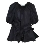 [Cecilie Bahnsen] Puff Sleeve Ruffle Top