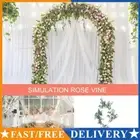 Fake Vine Garland Artificial Plants for Wedding Party Home (6.1ft Leaf) AU