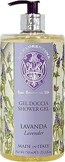 La Florentina Lavender Shower Gel Bottle Pump 750ml