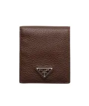 Prada Triangle-Logo Wallet One size ochre
