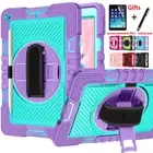 Rugged Stand Hard Case Shockproof Cover Strap For iPad 7/8/9th 6th&5th Gen Air 4