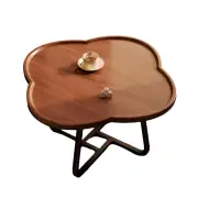 NNETB Thickened Four-Leaf Clover Concave Coffee Table