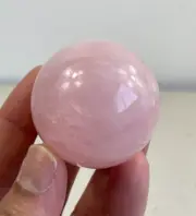 Rose Quartz Crystal Sphere High Grade S187