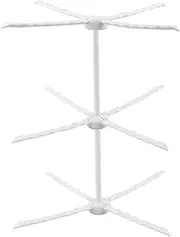 Garneck Flower Drying Frame Four Arms Per Layer Collapsible Fondant Flower Drying Rack Pasta Rack Home Baking Accessory