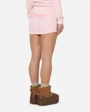 [ED HARDY] Ed Hardy Women's Lounge Mini Skirt Pink - Size L L Pink
