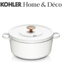 在飛比找蝦皮商城優惠-KOHLER 20cm鑄鐵鍋(亮白) CG-52301-0