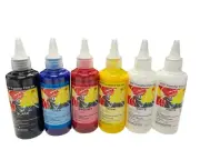 6x100ml Premium DTF PET Transfer Film Ink For Epson DTF Printers L1800 P600 DX5