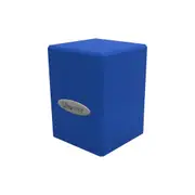 Satin Cube Deck Box (Pacific Blue)