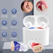 Digital Mini Inner-Ear Hearing Aids Personal Sound Voice Amplifier Enhancer