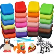 ESSENSON Magic Clay - Air Dry Clay 24 Colors Modeling Clay for Kids with Tool...