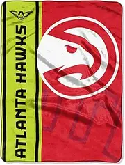 The Northwest Company NBA Atlanta Hawks Hooper Raschel Throw Blanket, 60" x 80" , Team Colors