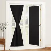 StangH Portable Mini Blinds Blackout - Sticky Cordless Blinds Shades Travel Temporary Privacy Window Curtains, Adjustable Thermal Blinds for Nursery/Home Office, W26 x L72-inch, Black, 2 Panels