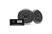 Fusion MS-RA60 Stereo and EL 6.5" Sports Speakers Pack