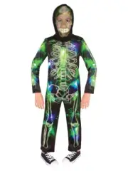 Spooky Glow in the Dark Skeleton Boys Halloween Costume