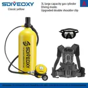 GOYOJO Scuba Diving Oxygen Tank Cylinder Underwater Breath Apparatu Portable Set