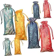CONGARTENO Organize Your Jewelry 8pcs Comb Storage Bag Retro Pouch Drawstring for Home Shop