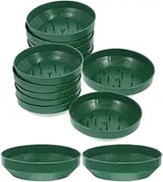 BUTIFULSIC 14pcs Mud Fixing Plate DIY Floral Bowl Floral Foam Bowl Aisle Foam Holder Fresh Flowers Holder Foam Cage Arrangement Supplies Tray for Flowers Plastic Green