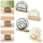 Napkin Holder Stand Iron Art Upright Gift Freestanding Tissue Towel Paper Rack