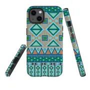 For Apple iPhone 13 Case, Armour Back Cover, Bohemian Pattern