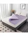 MLILY 3 Inch Egg Crate Twin Memory Foam Mattress Topper, Cooling Gel Infused Foa