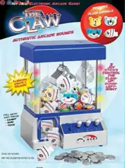 New Mini Arcade Claw Machine Fun Toy Grabber with Music & Lights